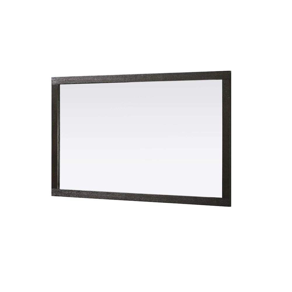 Noah Wooden Rectangle Mirror 60 x 36 in Chocolate Oak. Picture 3