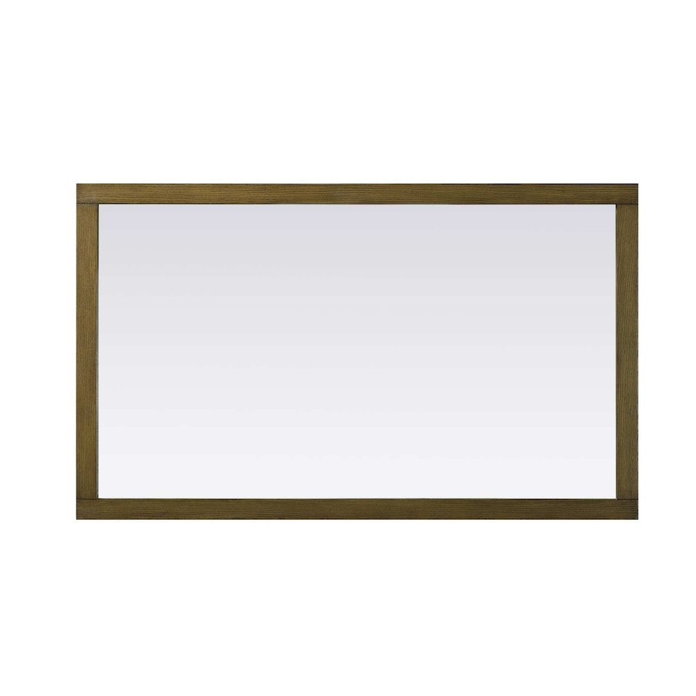 Noah Wooden Rectangle Mirror 60 x 36 in Hazel Oak. Picture 2
