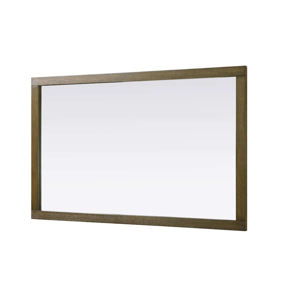 Noah Wooden Rectangle Mirror 60 x 36 in Hazel Oak. Picture 3