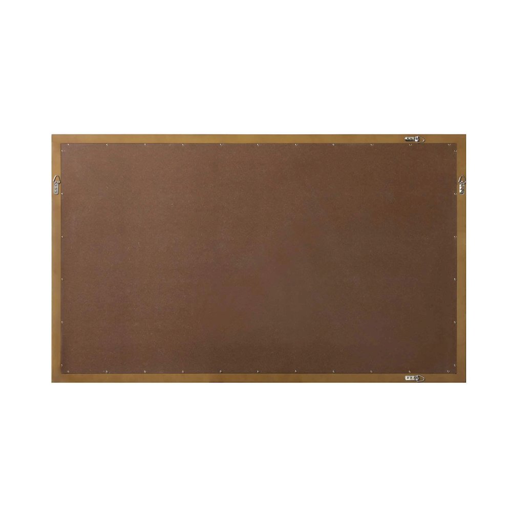 Noah Wooden Rectangle Mirror 60 x 36 in Hazel Oak. Picture 6