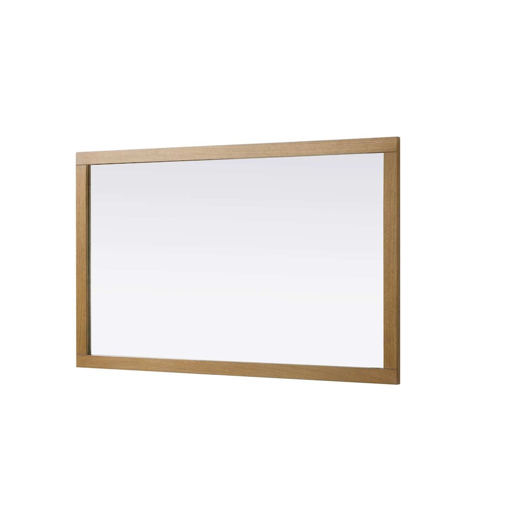 Noah Wooden Rectangle Mirror 60 x 36 in Honey Teak. Picture 3