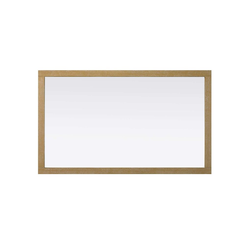 Noah Wooden Rectangle Mirror 60 x 36 in Linen Oak. Picture 2