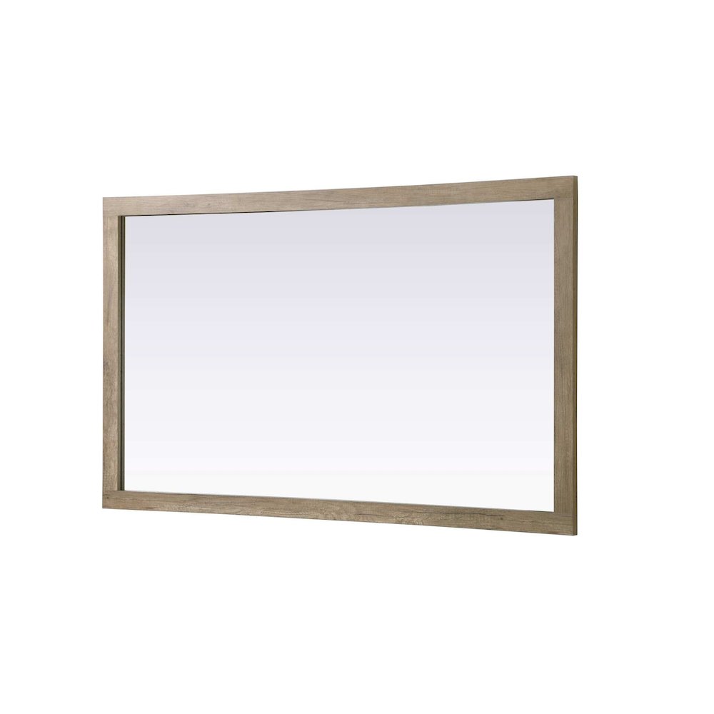Noah Wooden Rectangle Mirror 60 x 36 in Natural Oak. Picture 3