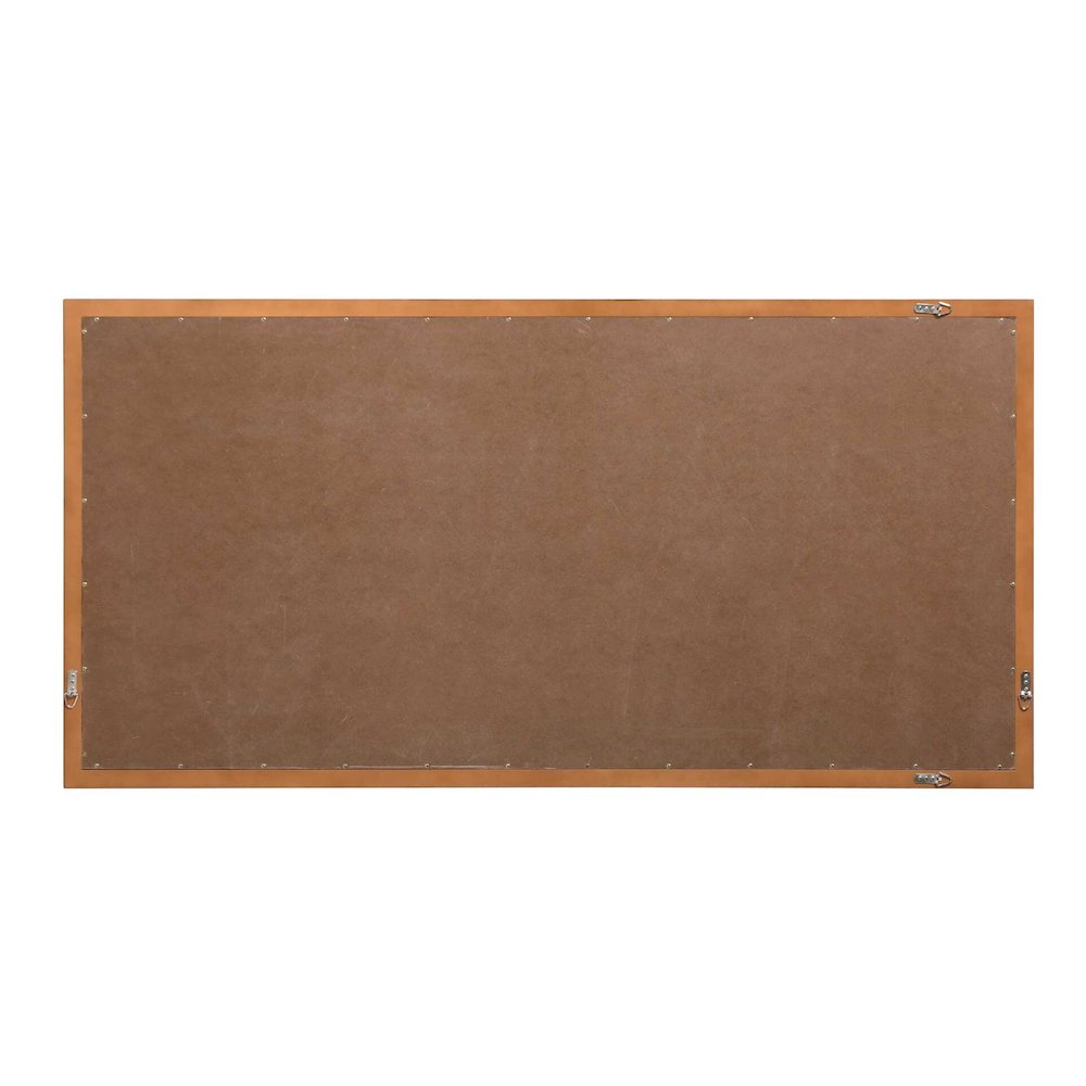 Noah Wooden Rectangle Mirror 72 x 36 in Brandy Walnut. Picture 6