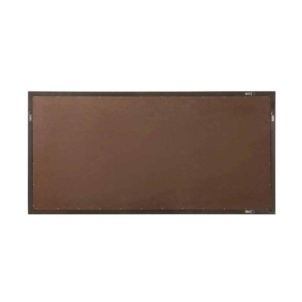 Noah Wooden Rectangle Mirror 72 x 36 in Chocolate Oak. Picture 6