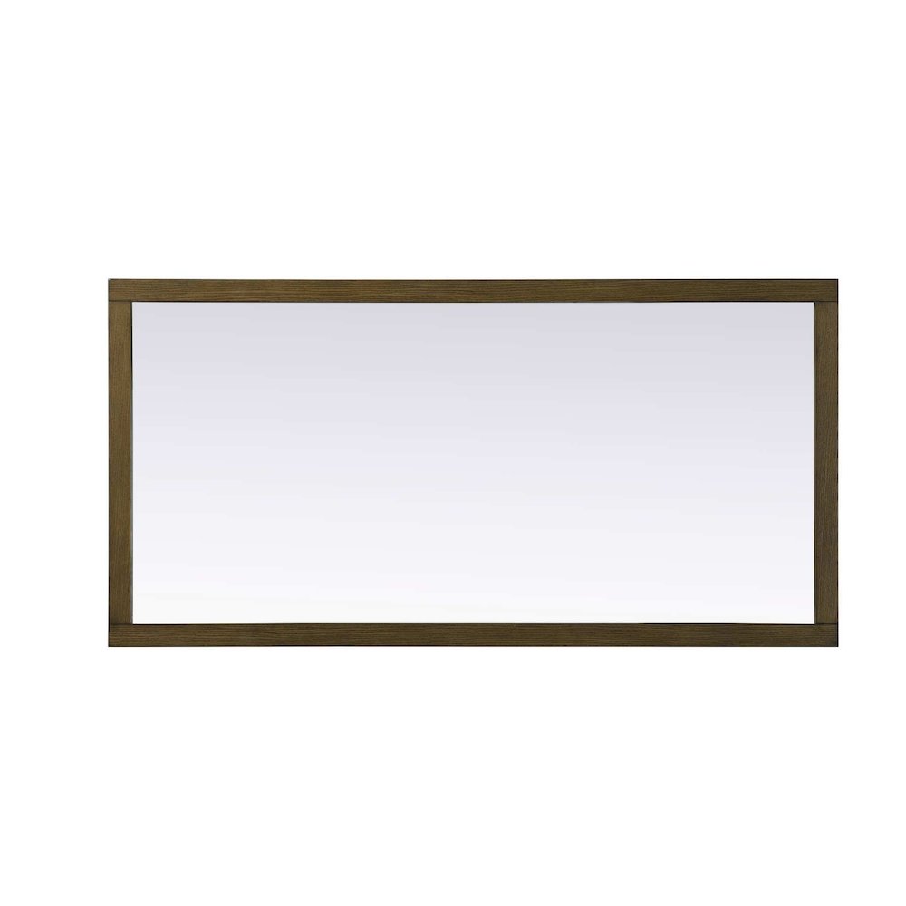 Noah Wooden Rectangle Mirror 72 x 36 in Hazel Oak. Picture 2
