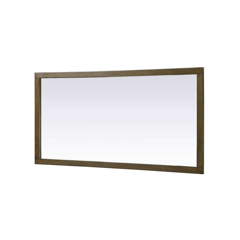 Noah Wooden Rectangle Mirror 72 x 36 in Hazel Oak. Picture 3