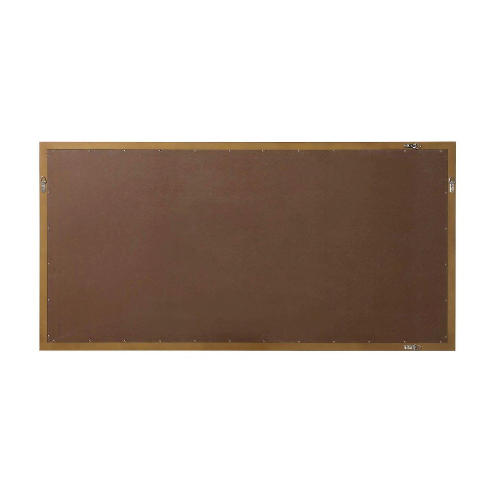Noah Wooden Rectangle Mirror 72 x 36 in Hazel Oak. Picture 6