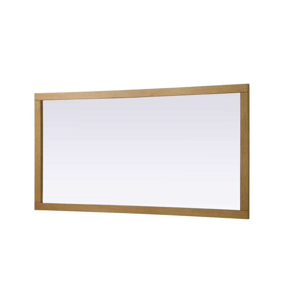 Noah Wooden Rectangle Mirror 72 x 36 in Honey Teak. Picture 3