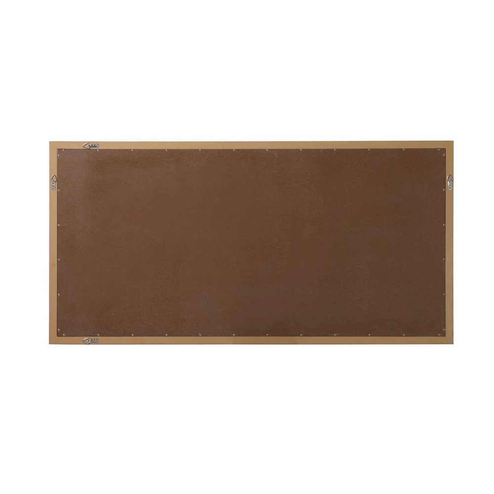 Noah Wooden Rectangle Mirror 72 x 36 in Honey Teak. Picture 6