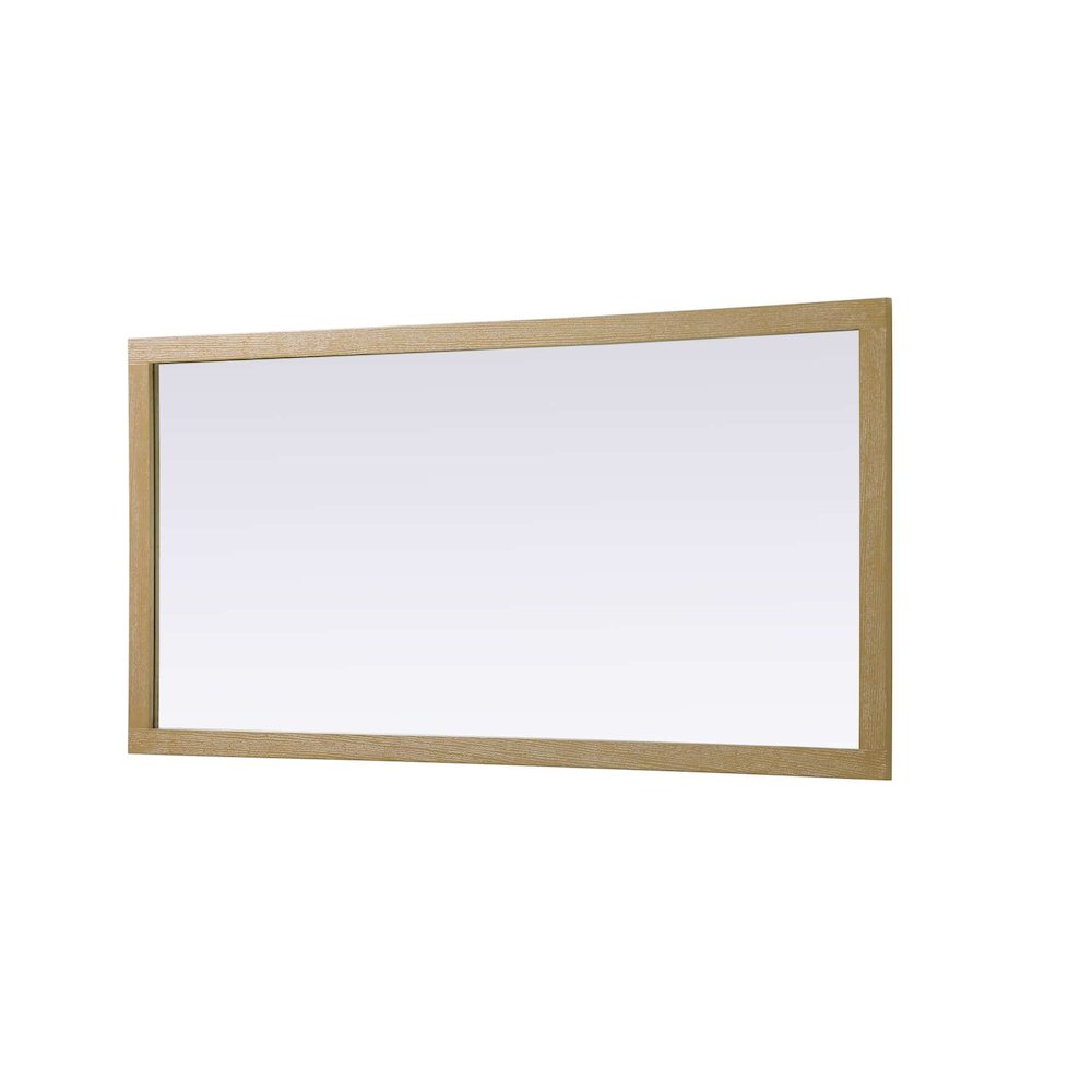 Noah Wooden Rectangle Mirror 72 x 36 in Linen Oak. Picture 3