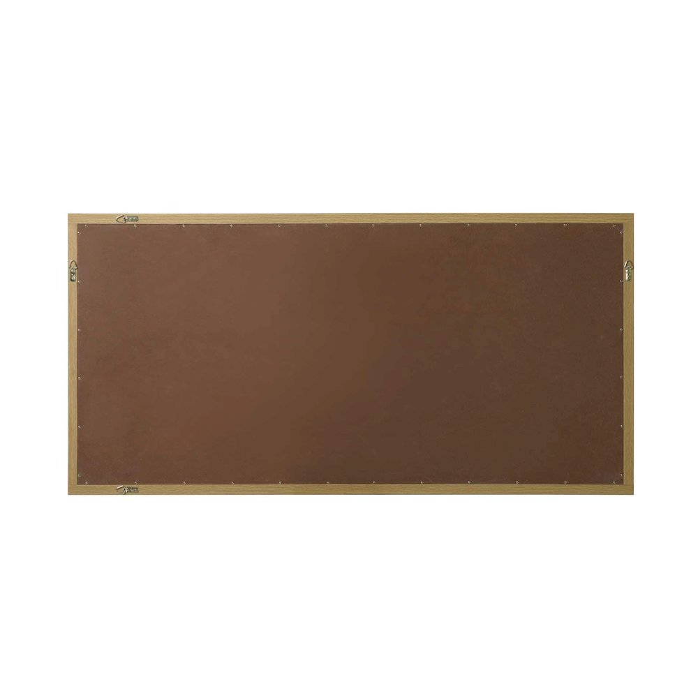 Noah Wooden Rectangle Mirror 72 x 36 in Honey Brown. Picture 6