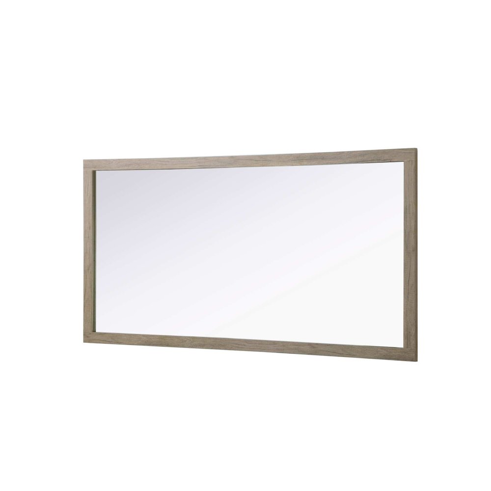 Noah Wooden Rectangle Mirror 72 x 36 in Natural Oak. Picture 3
