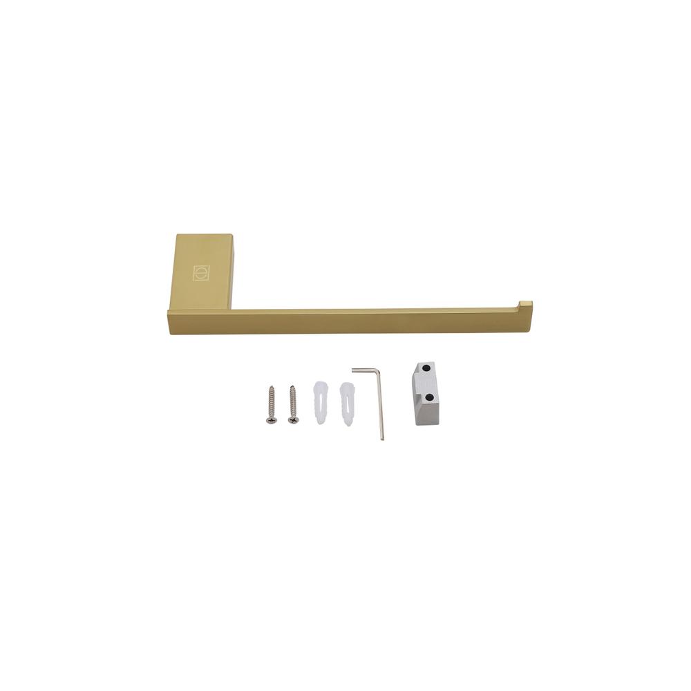 Sofia 4-Piece Bathroom Hardware Set in Brushed Gold. Picture 10