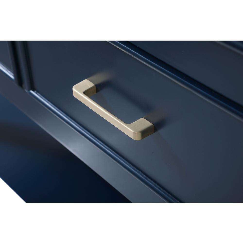 48 inch Single bathroom vanity in blue with backsplash. Picture 12