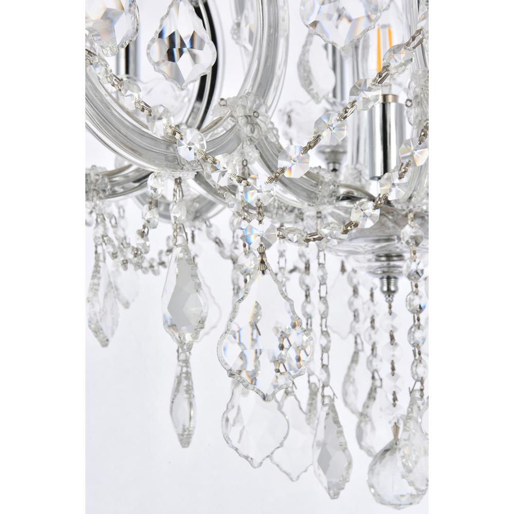 Maria Theresa 9 light Chrome Chandelier Clear Royal Cut Crystal. Picture 4