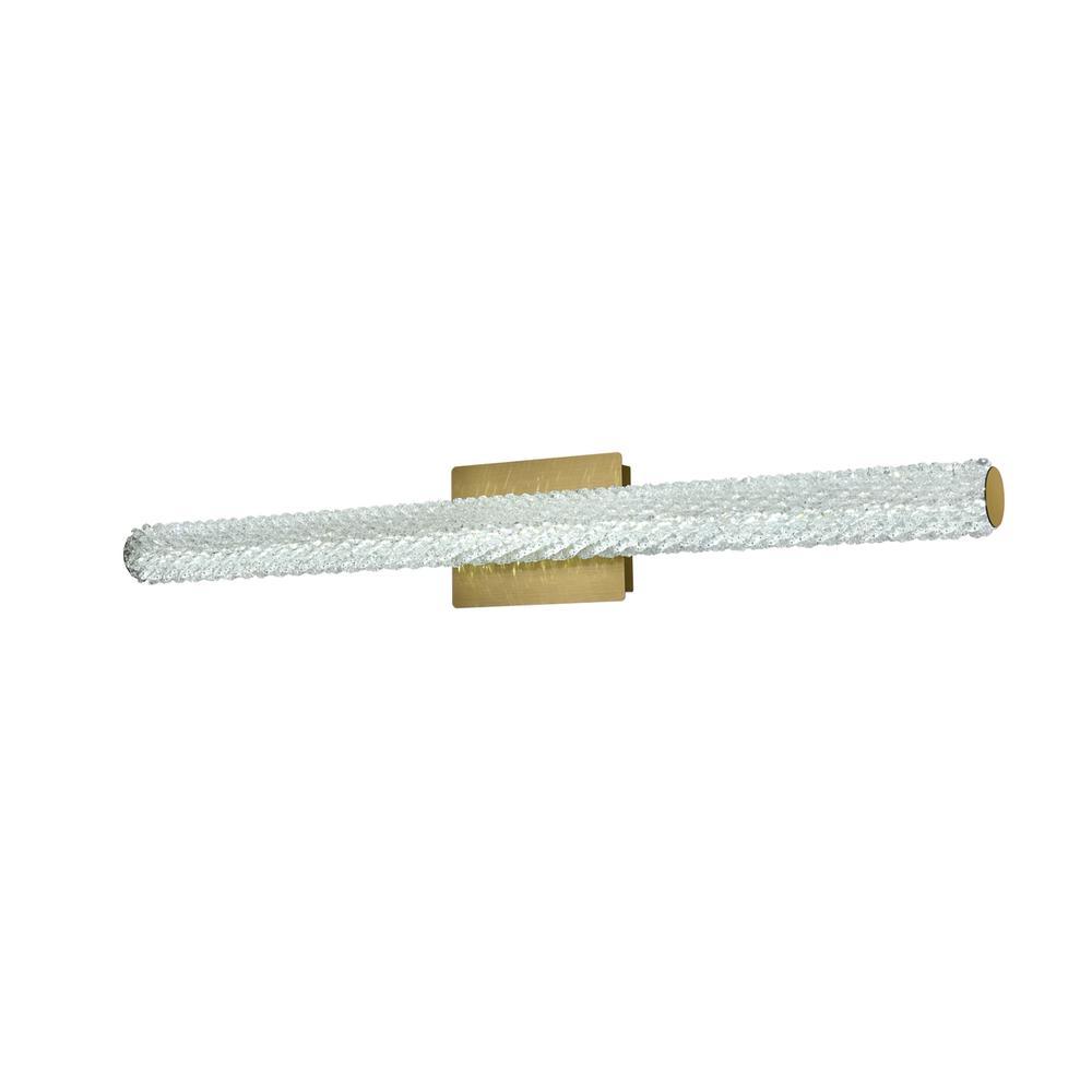 Bowen 36 inch Adjustable LED Wall Sconce in Satin Gold. Picture 4