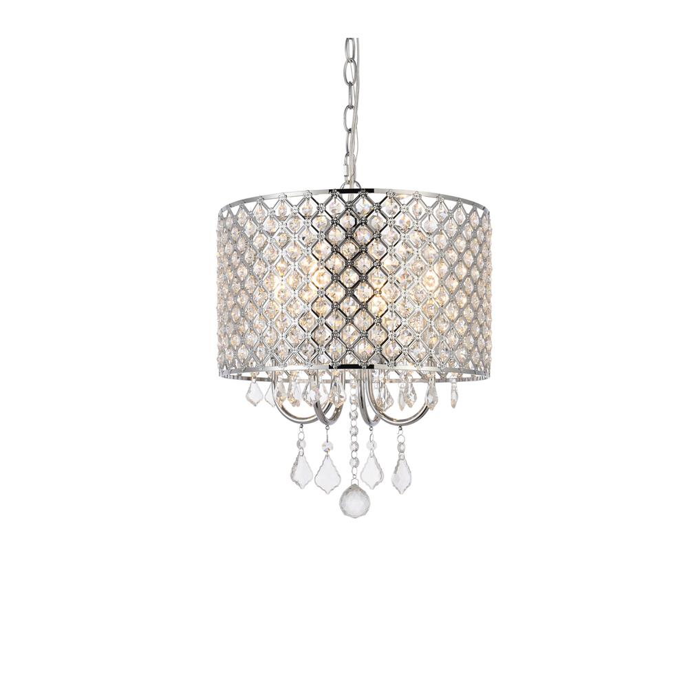 Elise 14 inch pendant in chrome. Picture 2