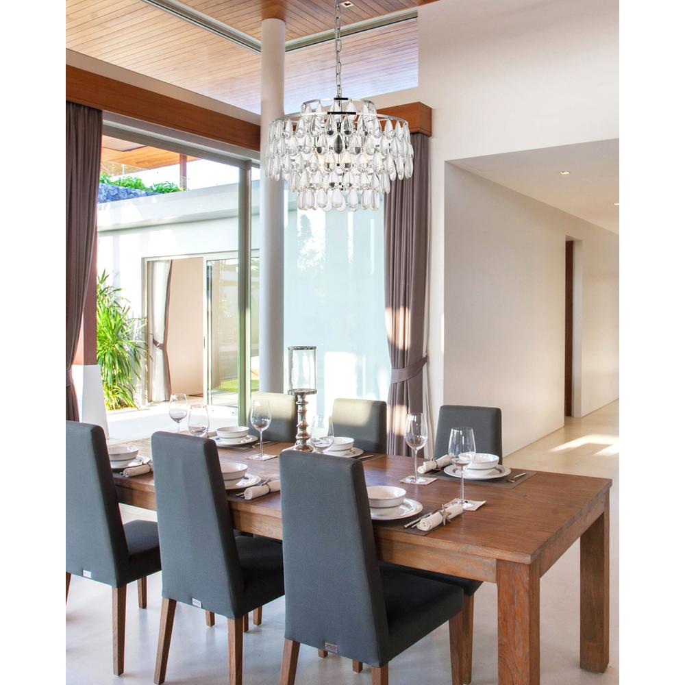 Mila 18 inch pendant in chrome. Picture 8