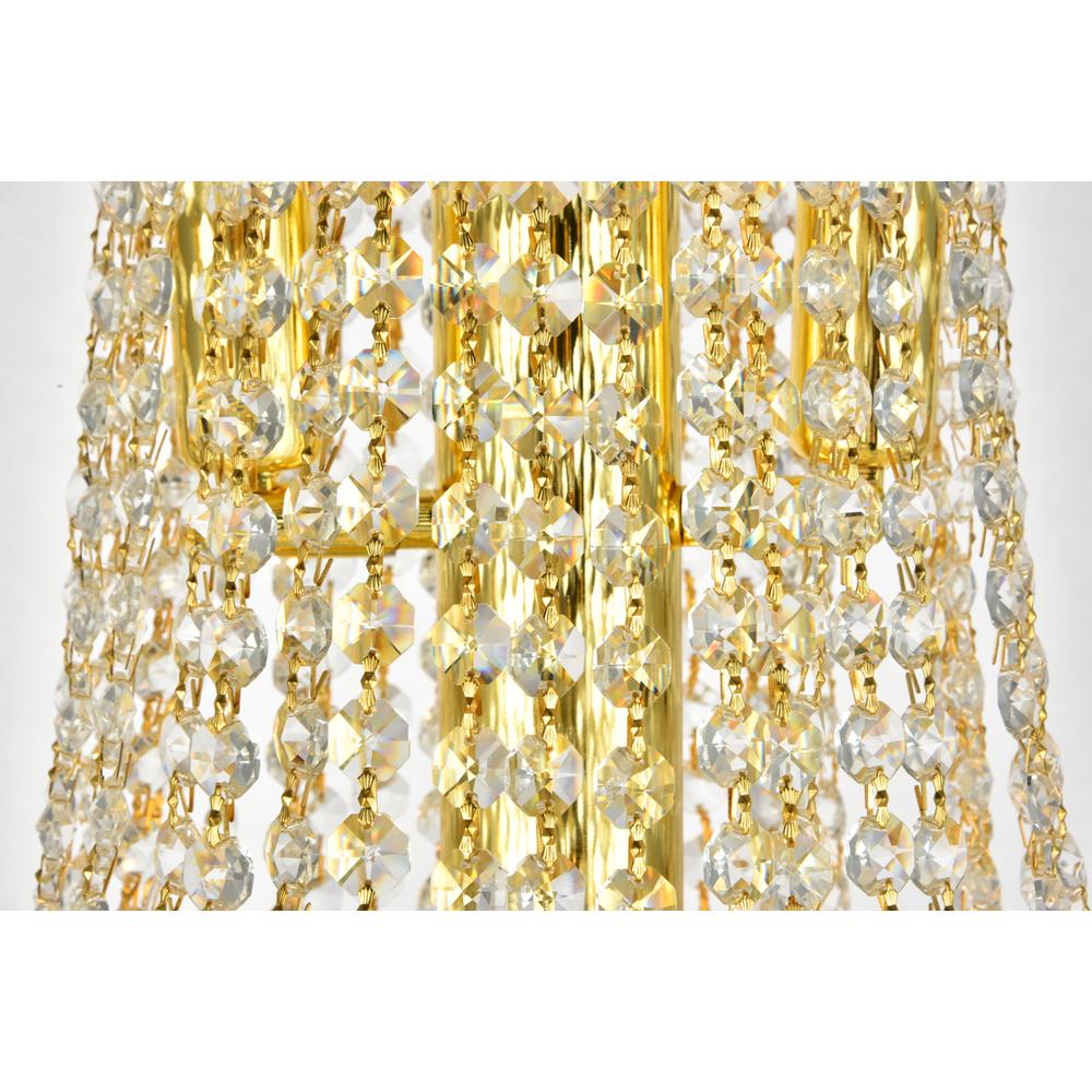 Primo 14 light Gold Chandelier Clear Royal Cut Crystal. Picture 5