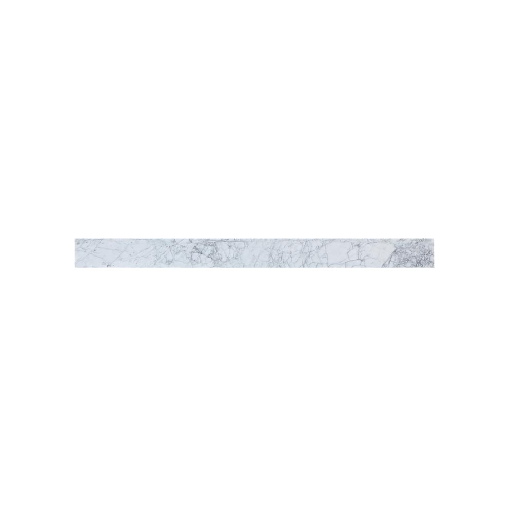 48 inch backsplash in carrara white. Picture 1