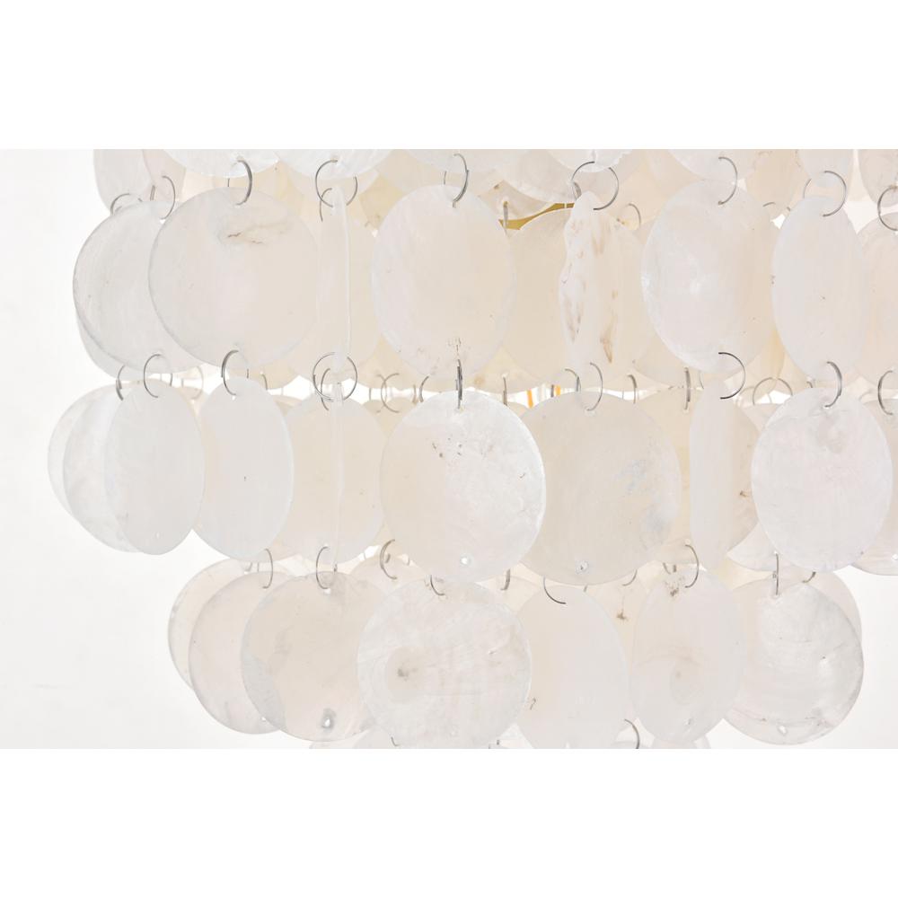 Selene 1 light Brass Pendant. Picture 9