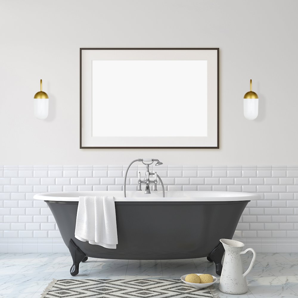 Kace 1 Light Brass And Frosted White Glass Wall Sconce. Picture 2