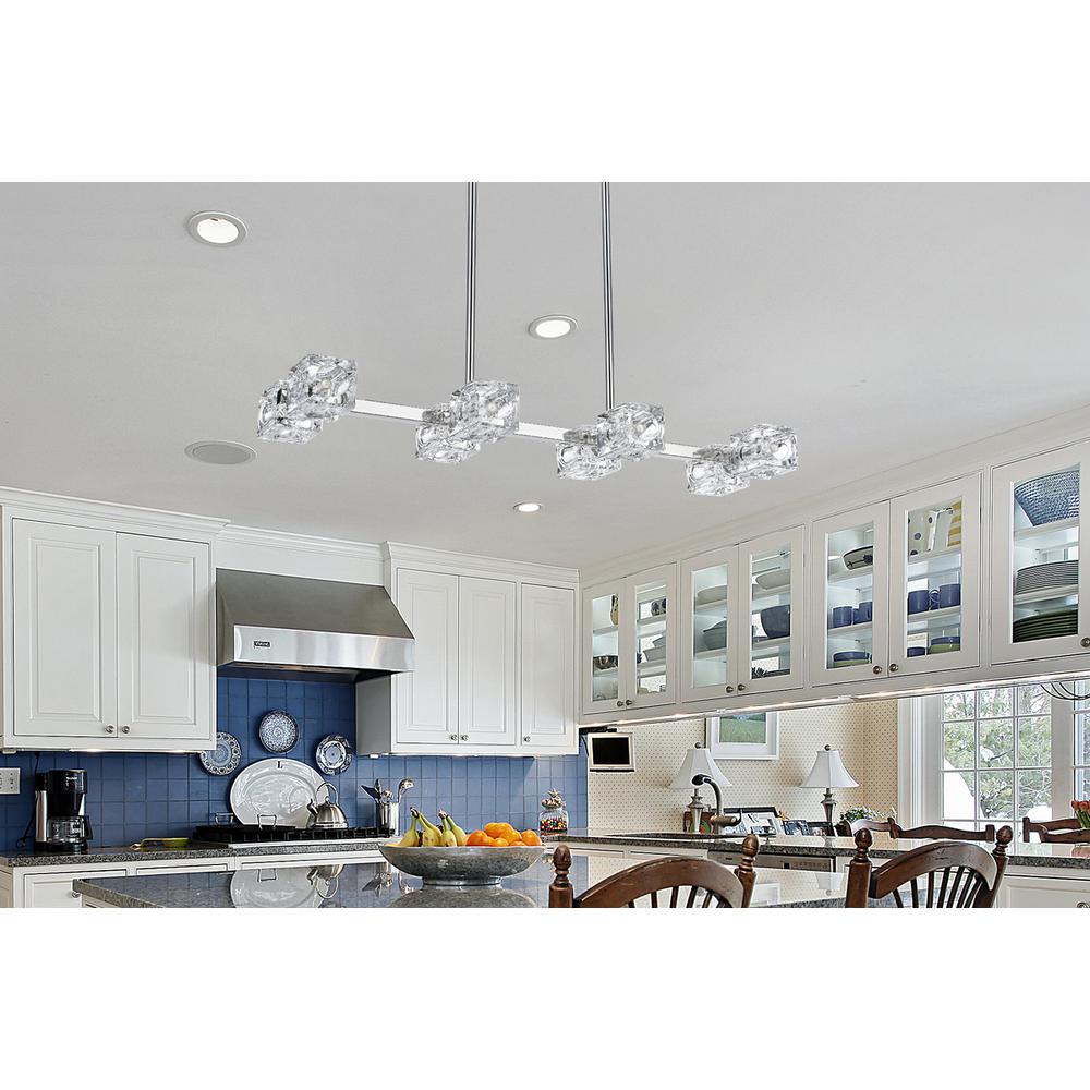 Lyra 30 inch Pendant Light in Chrome. Picture 7