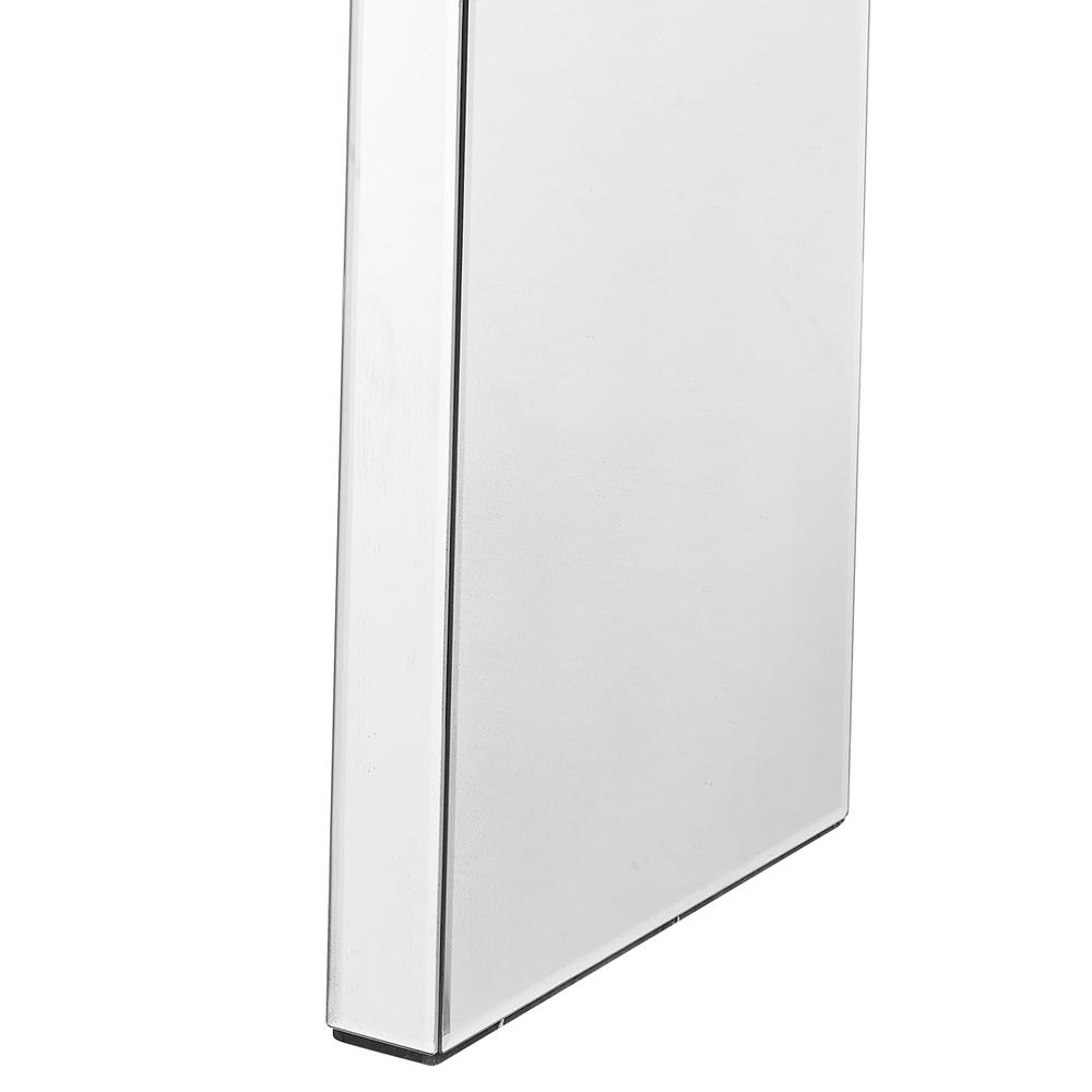Console Table 39 in x 14 x30 in. in Clear. Picture 6