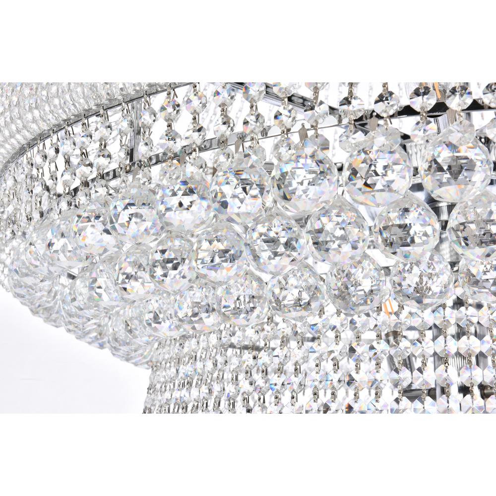 Primo 48 light Chrome Chandelier Clear Royal Cut Crystal. Picture 4