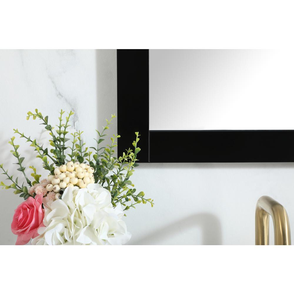 Aqua vanity mirror 18x32 inch in black. Picture 3