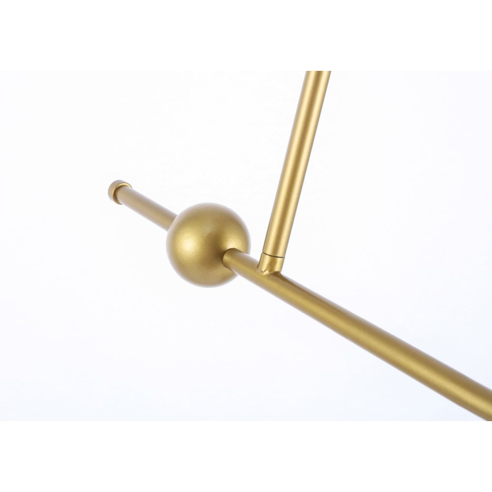 Brees 1 Light Brass Pendant. Picture 10