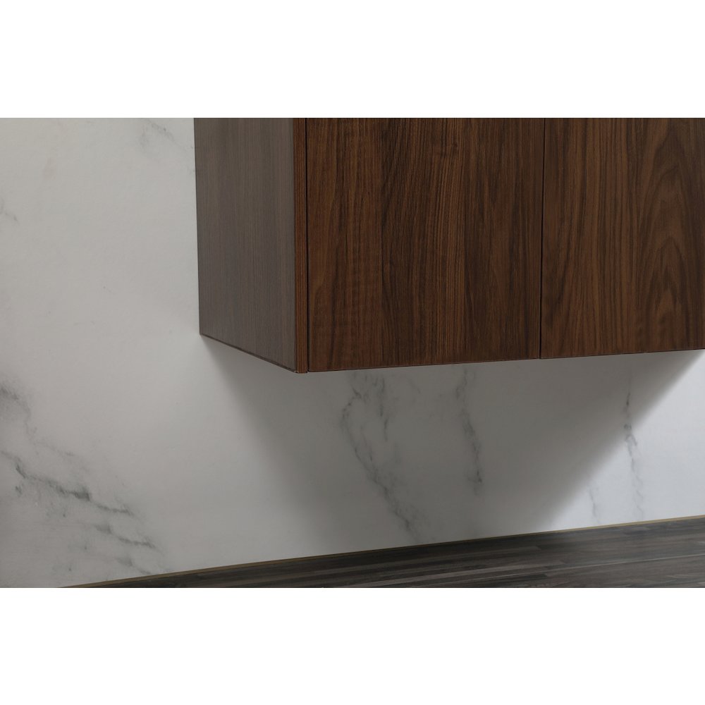 40 Inch Single Bathroom Vanity In Walnut. Picture 7