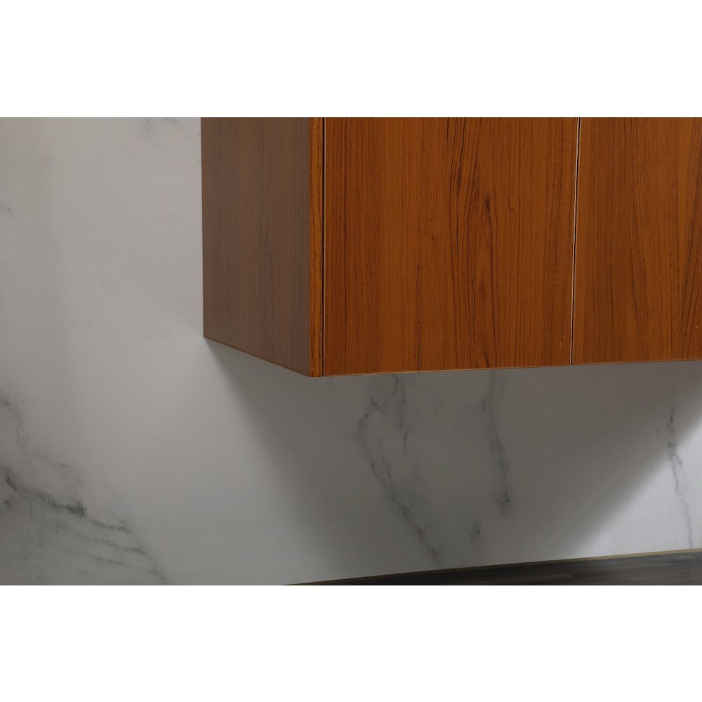 40 Inch Single Bathroom Vanity In Teak. Picture 7