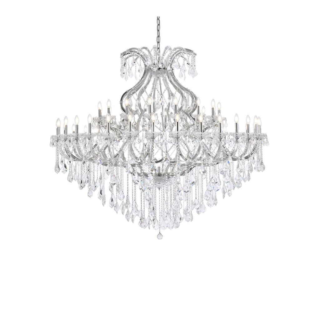 Maria Theresa 49 light Chrome Chandelier Clear Royal Cut Crystal. Picture 2