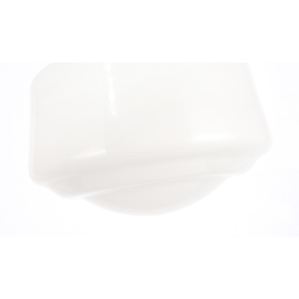 Lyle 1 light Black and frosted white glass Flush mount. Picture 9