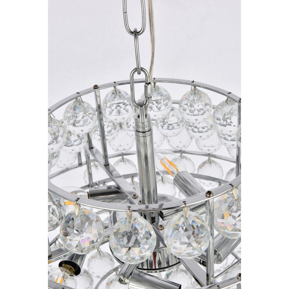 Savannah 20 inch pendant in chrome. Picture 5