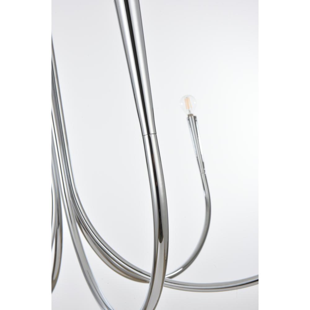 Layne 42 inch chandelier in Chrome. Picture 5