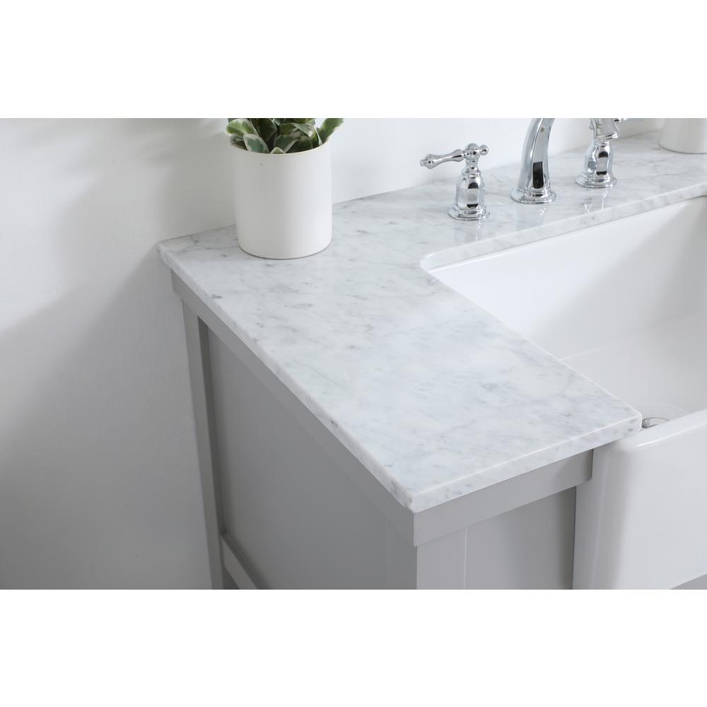 36 inch Single bathroom vanity in grey. Picture 5