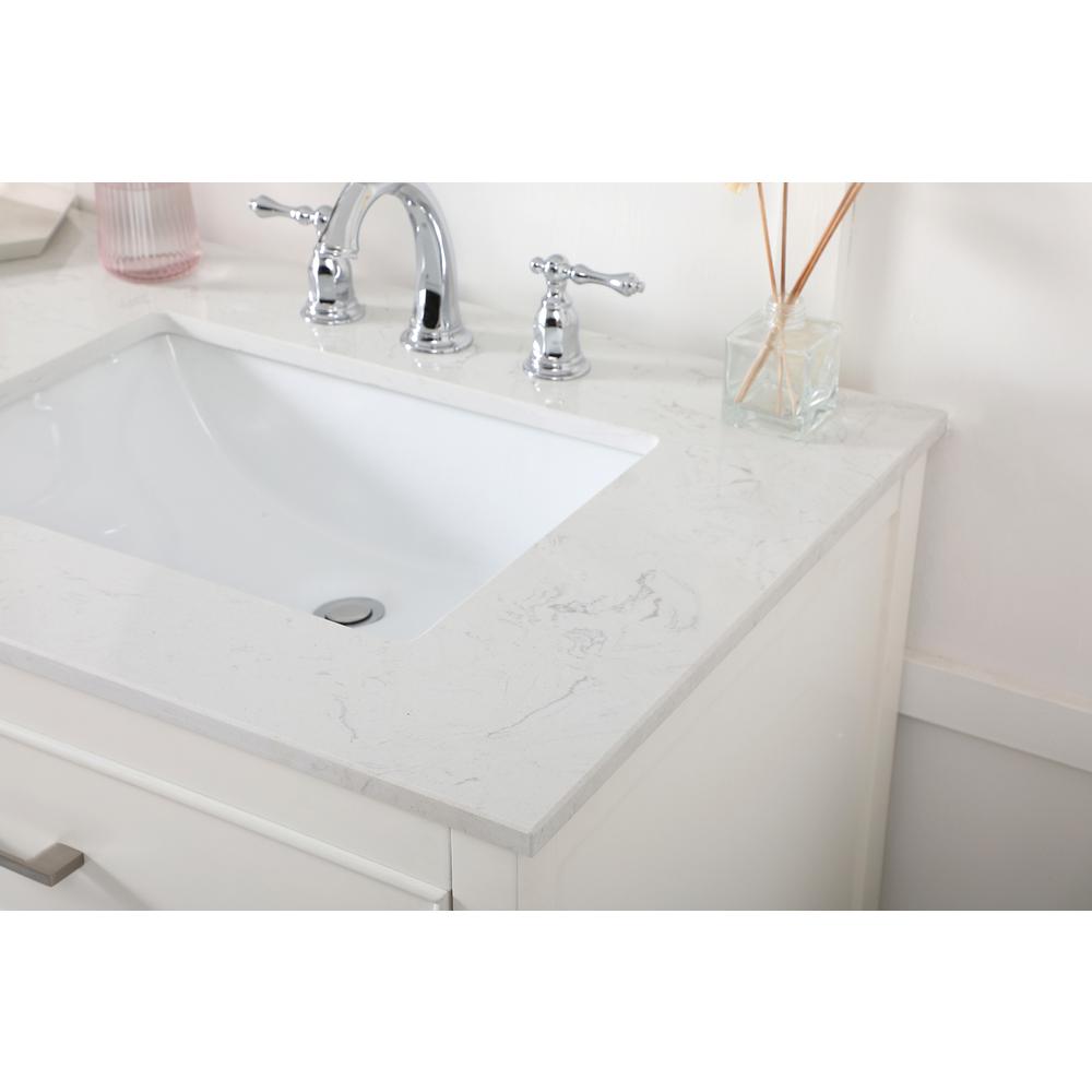 72 inch double bathroom vanity in white. Picture 5