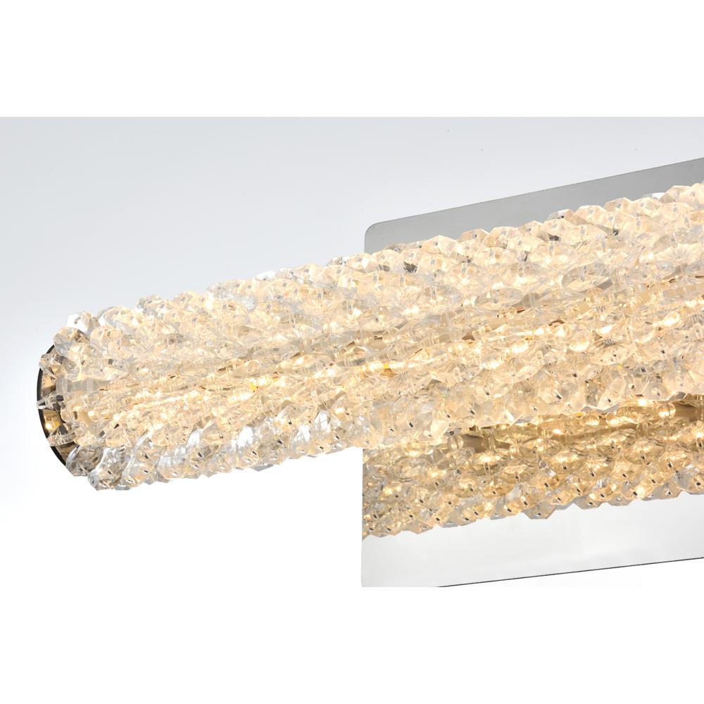 Bowen 12 inch Adjustable LED Wall Sconce in Chrome. Picture 5