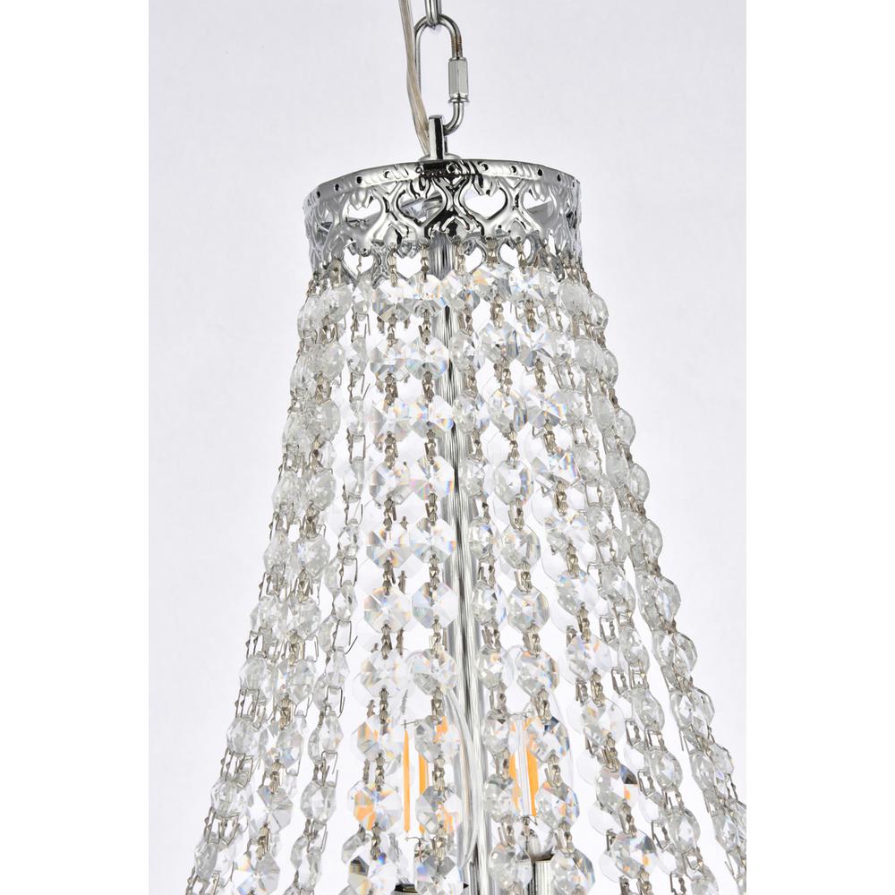 Valeria 14 inch pendant in chrome. Picture 5