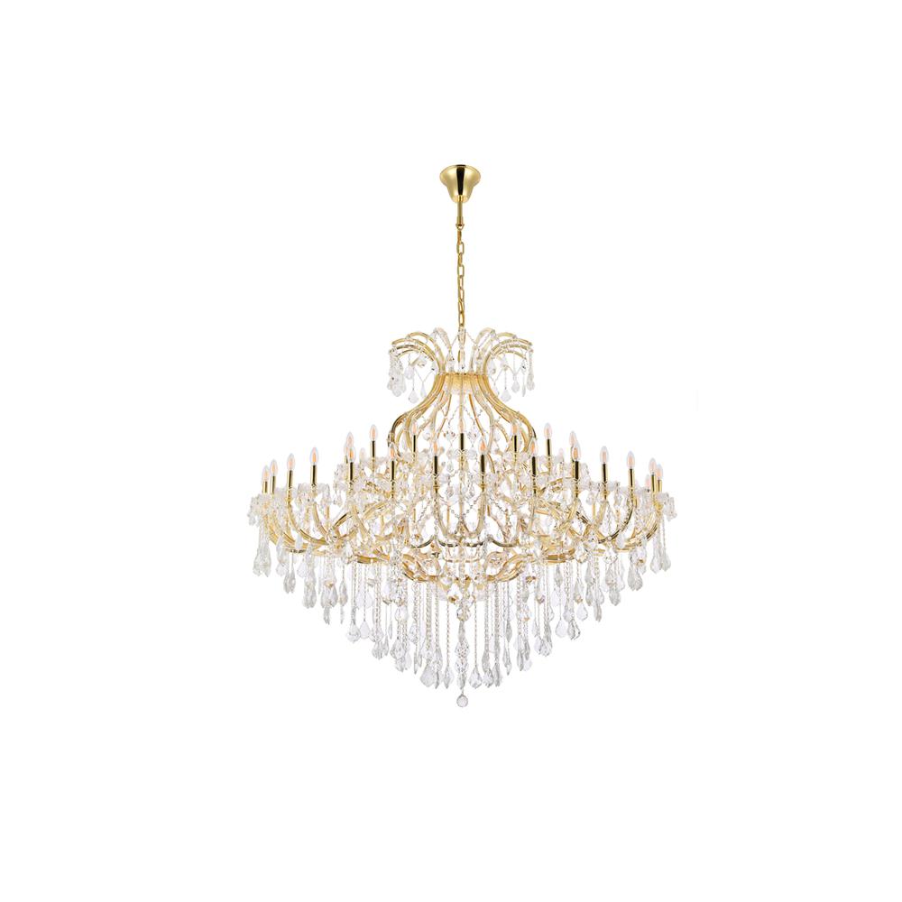 Maria Theresa 49 light Gold Chandelier Clear Royal Cut Crystal. Picture 6