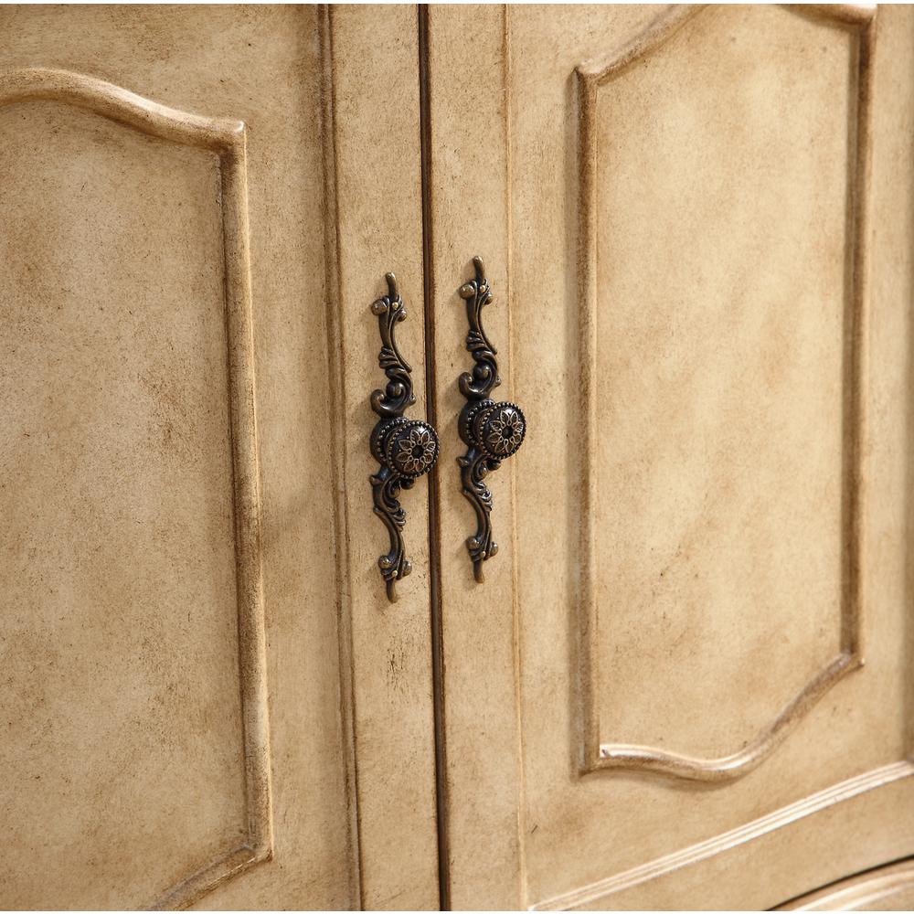 32 inch Single Bathroom vanity in Antique Beige. Picture 8