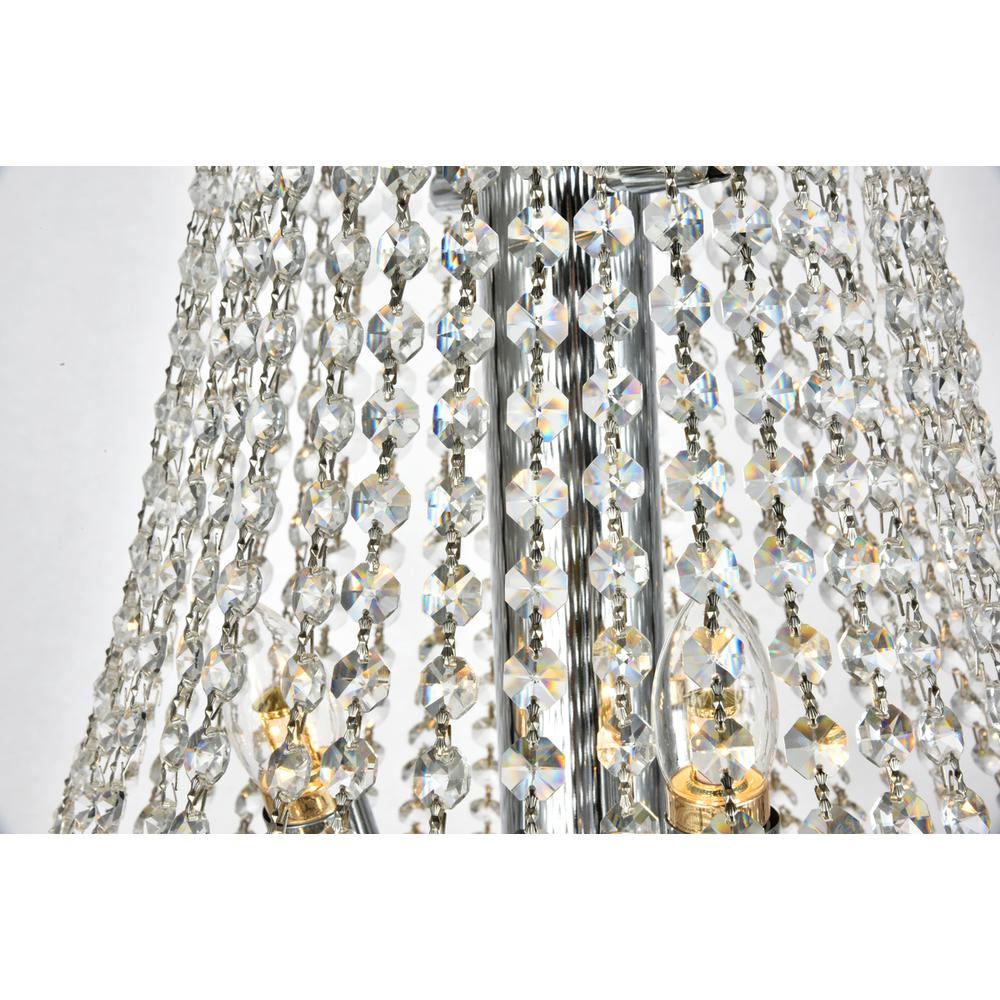 Primo 14 light Chrome Chandelier Clear Royal Cut Crystal. Picture 4