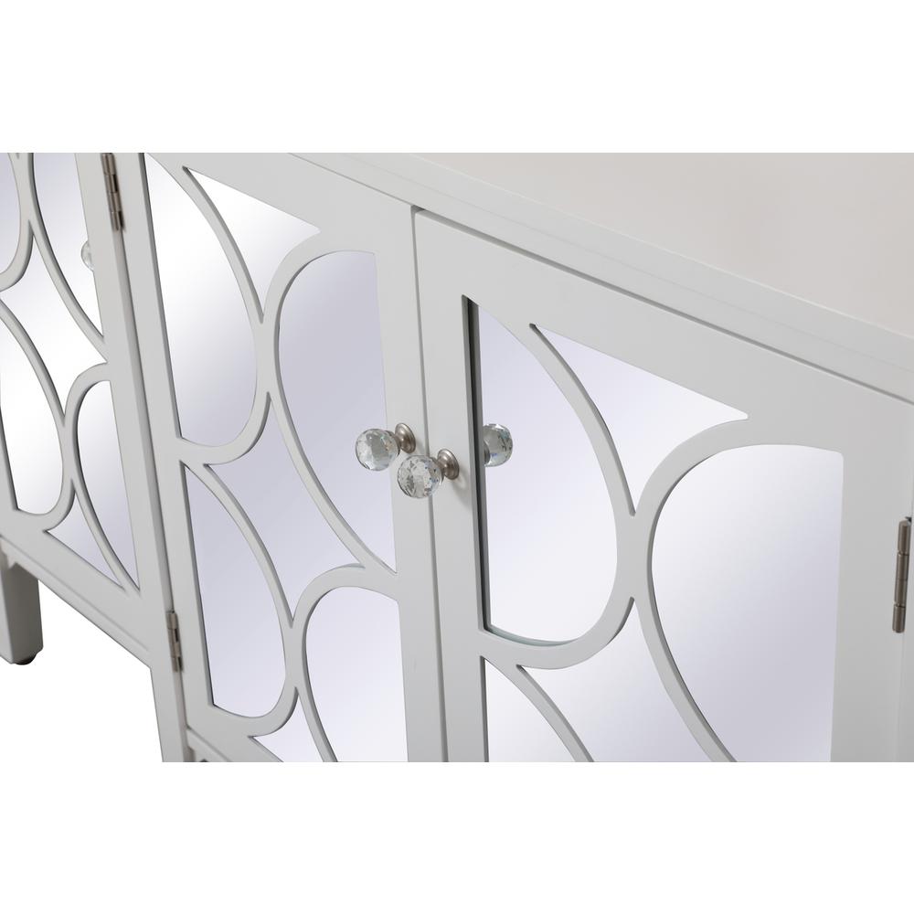 72 inch mirrored credenza in White. Picture 5