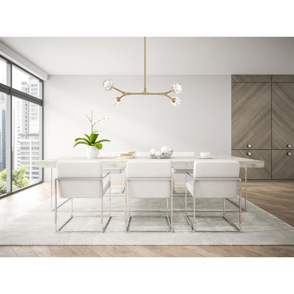 Zayne 4 Light Pendant in Gold. Picture 8