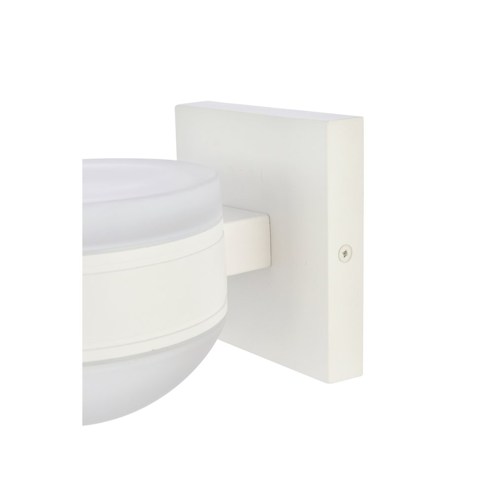 Raine Integrated Led Wall Sconce In White. Picture 5
