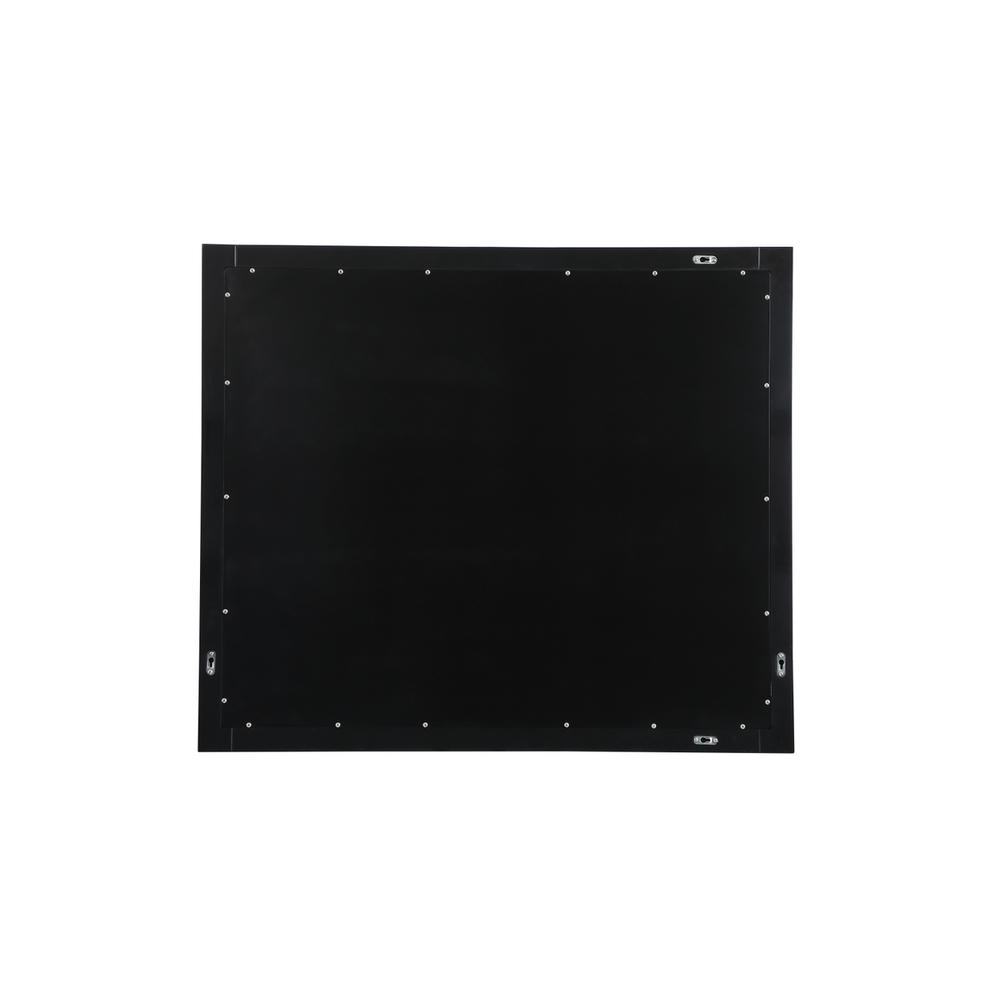 Aqua vanity mirror 42x36 inch in black. Picture 8