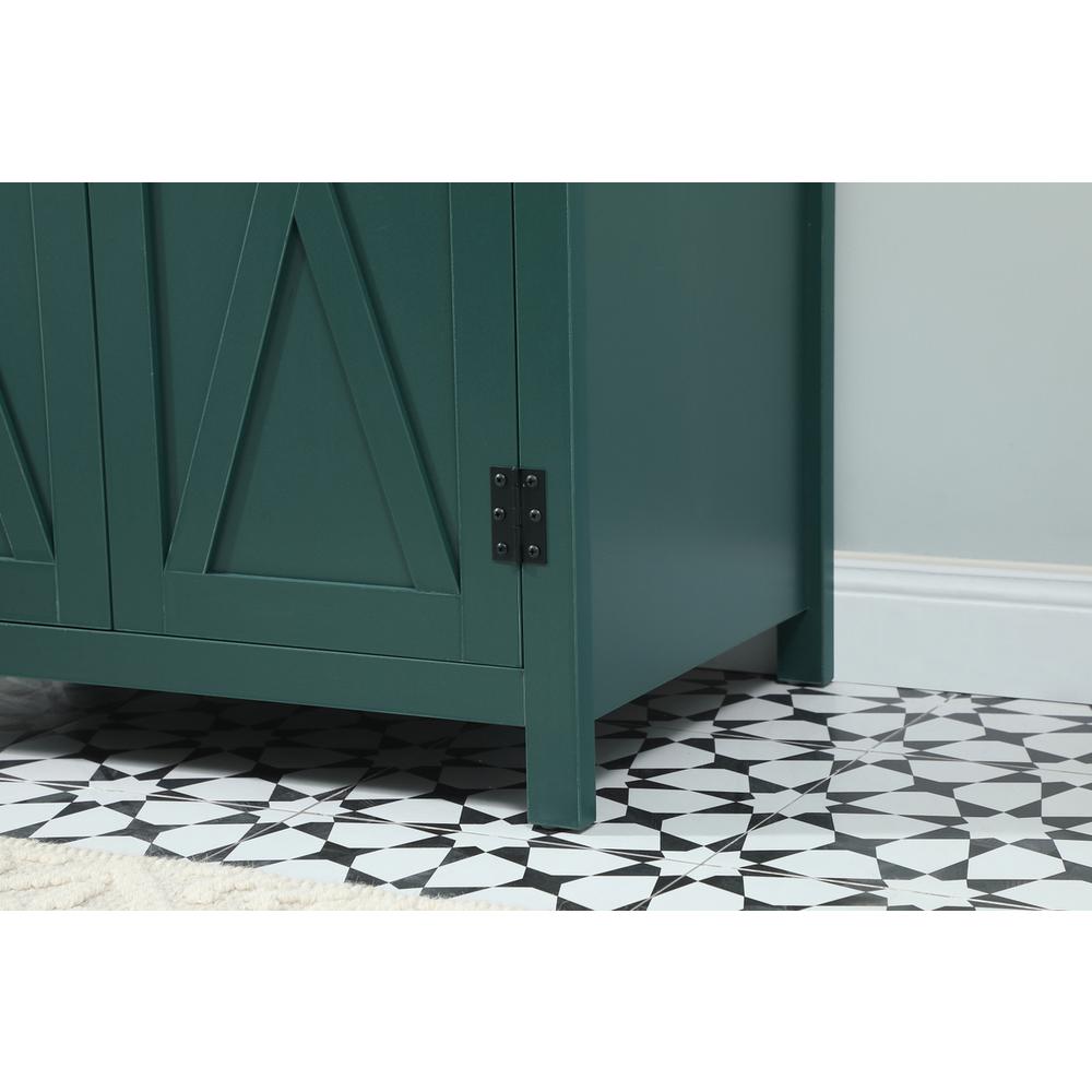 30 inch Single bathroom vanity in green. Picture 6